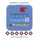 Spotting / Chamfer Kit + 6 Inserts